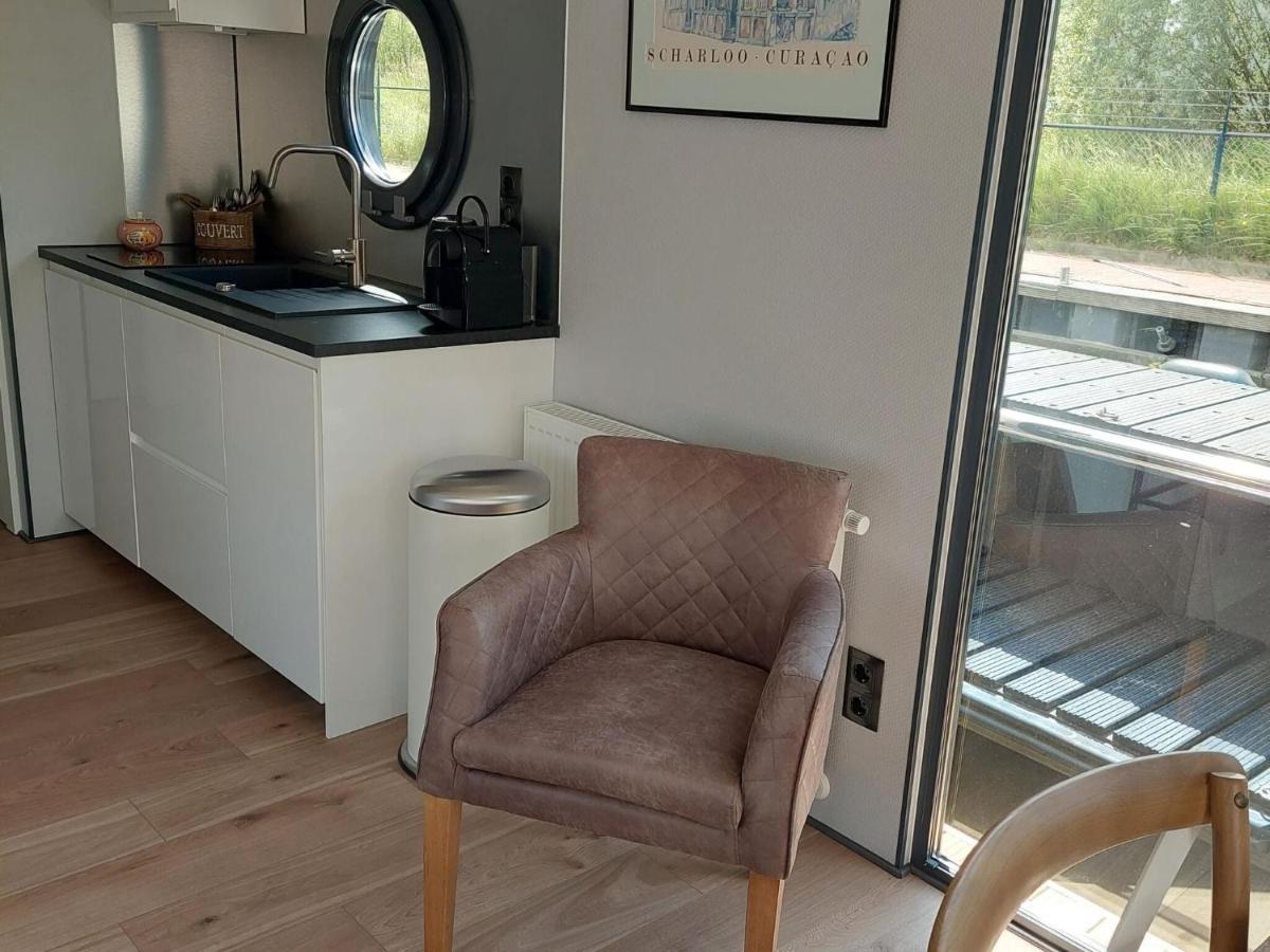 Luxury Houseboat In Volendam Marina Hotell Eksteriør bilde